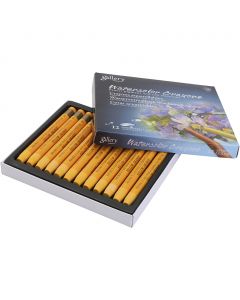 Watercolor Crayons, orange, 12 pc/ 1 pack [HOB-427324]
