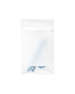 Grip Seal Bags 100x150mm with Write-on-Panel, PE 100 micron (100 pcs) [4WE46]