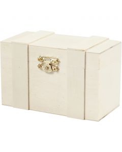 Treasure chest, H: 7,5 cm, L: 12 cm, W: 6 cm, 1 pc [HOB-54433]