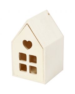 House with drawer, H: 10,8 cm, depth 6,8 cm, 1 pc [HOB-54441]