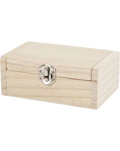 Jewellery Box, H: 4.5 cm, L: 11.5 cm, W: 7,5 cm, 1 pc [HOB-57956]