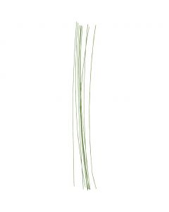 Floral stem wire, L: 30 cm, dia. 0,6 mm, green, 20 pc/ 1 pack [HOB-610350]