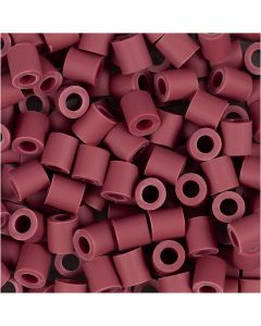 NABBI BioBeads, size 5x5 mm, hole size 2,5 mm, medium, burgundy, 1000 pc/ 1 pack [HOB-9067640]