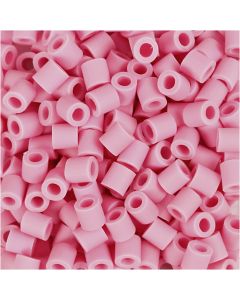 NABBI BioBeads, size 5x5 mm, hole size 2.5 mm, medium, rose, 1000 pc/ 1 pack [HOB-9067760]