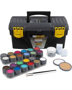 Grimas Make-Up Case, assorted colours, 39 parts/ 1 set [HOB-840355]