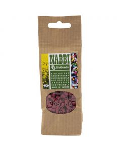 NABBI BioBeads, size 5x5 mm, hole size 2,5 mm, medium, caramel, 1000 pc/ 1 pack [HOB-9067641]