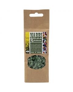 NABBI BioBeads, size 5x5 mm, hole size 2.5 mm, medium, cream, 1000 pc/ 1 pack [HOB-9067643]