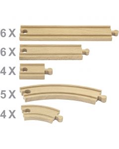 VIGA railway tracks, 25 parts/ 1 set [HOB-908534]