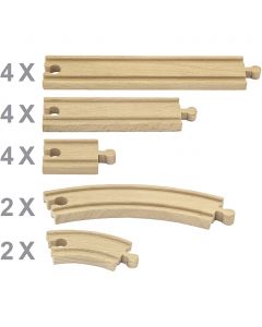 VIGA railway tracks, 16 parts/ 1 set [HOB-908535]