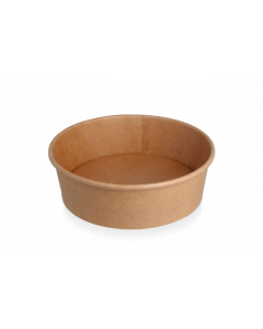 Salad Poke Bowl 1100ml 38oz Ø18,4x6 cm kraft (300 pcs) [TK-9987769]