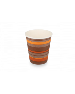 Coffee Cup Carton 300cc 10oz Ø9 cm striped (1.000 pcs) [TK-9987929]