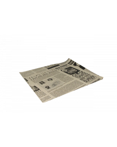 Hamburger Wrapping paper greaseproof 33x30cm FSC®Mix newspaper Brown (2.000 pcs) [TK-9988203]