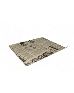 Hamburger Wrapping paper greaseproof 33x38cm FSC®Mix newspaper Brown (2.000 pcs) [TK-9988204]