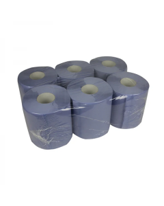 Towel Roll Midi blue 2 ply 135 meter Ø20cm 100% cellulose T9 (6 pcs) [TK-9988359]