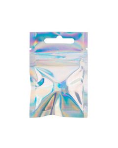 Grip Seal Bags Holographic 5,1x5,1cm (25 Pieces) [HZBB9H]