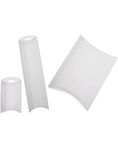 Pillow Packs Frost 12.7x3.8x19.1cm with optional Hang Hole (25 pieces) [PBF108]