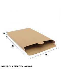 Shipping boxes 24x35x2,9cm Brown (50 pcs) [FP-VPD015]