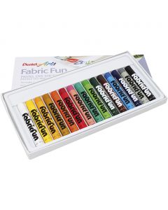 Sewing chalk, assorted colours, 15 pc/ 1 pack [HOB-701900]