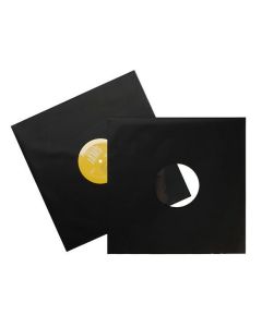 Inner Sleeves for 12 inch Records Matt Black (100 pieces) [BLPBM]