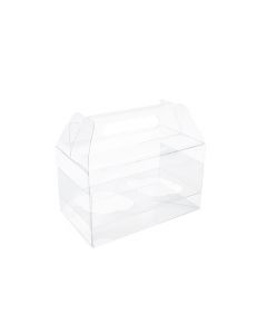 Double Cupcake Handle Box Set 17.8x10.2x10.2 cm (100 pieces) [CBS173]