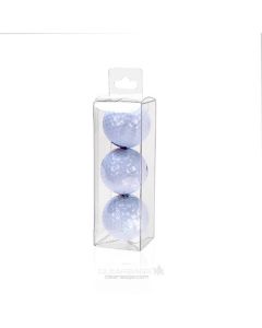 Plastic Gift Boxes 4.3x4.3x13.1cm Crystal Clear with Hanger in middle (25 pieces) [CHFB322]
