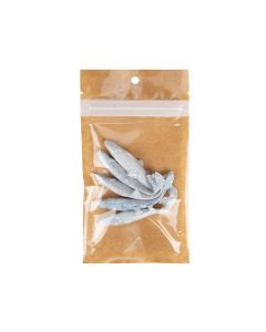 Eco-Friendly Grip Seal Bags Kraft 7.6x11.4 cm (100 pieces) [HZBBE3KC]