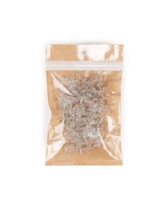 Eco-Friendly Grip Seal Bags Kraft 9.2x12.7 cm (100 pieces) [HZBBE4KC]