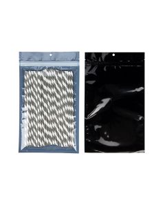 Eco-Friendly Grip Seal Bags Black 15.2x23.5 cm (100 pieces) [HZBBE7B]