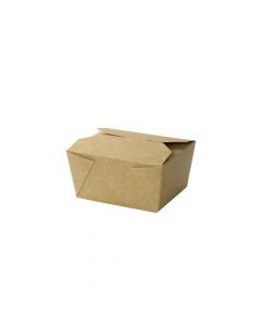 Take-Away Cardboard Boxes brown 600 ml  (450 pieces) [GB-DFC01603]