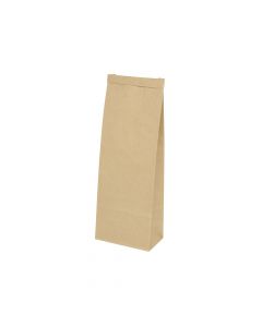 Bags Kraft brown with Closure 10x5.9x27.4 cm (500 pieces) [GB-DRE03350]