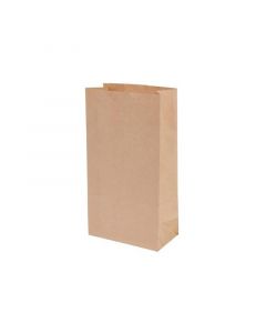 Block bottom bags Paper 9.5x6x16 cm, uncoated (500 pieces) [GB-DRE03912]