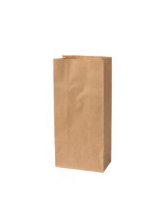 Kraft bags brown 11x6x22.5 cm (1000 pieces) [GB-DRE03922]
