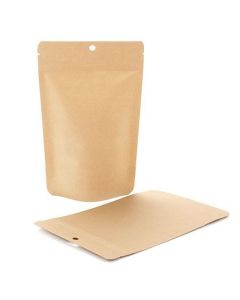 Stand Up Pouches Kraft Compostable 13x7.9x20.6cm | 113 grams (100 pieces) [ZBGEK3]