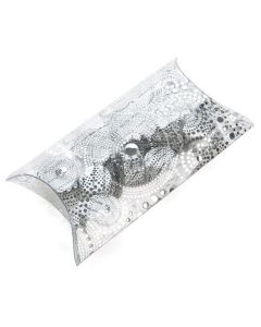 Pillow Packs Hot Stamp Print Silver 10x4x17cm (25 pieces) [FS204]