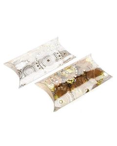 Pillow Packs Hot Stamp Print Gold 10x4x17cm (25 pieces) [FS205]