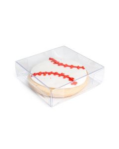 Plastic Gift Boxes 8,9x2,5x8,9 cm Crystal Clear (25 pieces) [FB305]