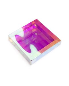 Plastic Gift Boxes 13x2,5x12,9 cm Iridescent (25 pieces) [FB47I]