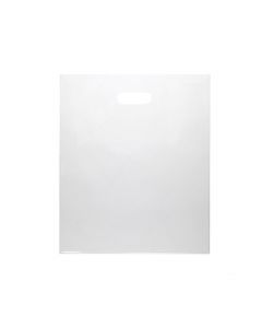 Plastic Carrier Bags Clear 30.5x38.1cm PE 60 micron (100 pieces) [H1215CL1]