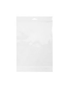 Headerbags 18.9x23.5cm Reclosable and Crystal Clear (100 pieces) [HB79]