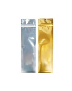 Grip Seal Bags Transparent/Gold 6,4x22,9 cm (100 pieces) [HZBB1CG]