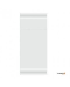 Insertable Header Flap Seal Bags 11.7 x 14.6cm (100 Pieces) [IHB4X5]