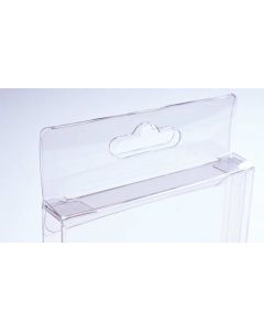 Plastic Gift Boxes 13.7x1.6x18.7cm with Hanger part (25 pieces) [HFB1]