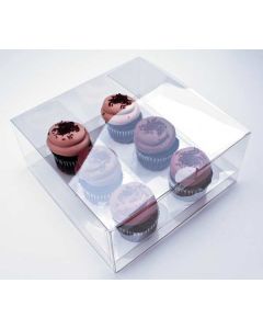 Cupcake Boxes for Six 22.9 x 22.9 x 10.2cm (100 Pieces) [CBS175]
