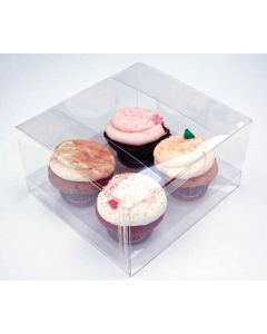 Cupcake Boxes for Four 19,1 x 17,8 x 10,2cm (100 Pieces) [CBS177]