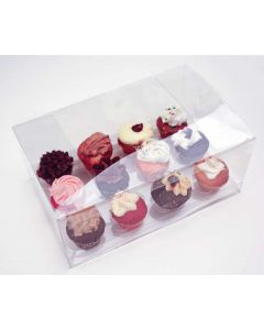 Cupcake Boxes for Dozen Minis 24,1 x 15,2 x 7,6cm (100 Pieces) [CBS178]