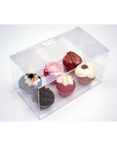 Cupcake Boxes for Six Minis 17.8 x 10.2 x 7.6cm (100 Pieces) [CBS179]