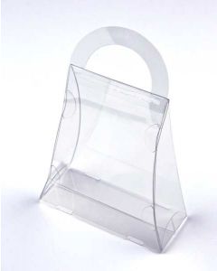 Plastic Gift Boxes Purse style 11x4.4x13.3cm Food Safe (25 pieces) [FS182]