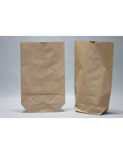 Cross Bottom Bags Kraft (content 2.5kg) 22.5x37cm - 1 ply 70 grs [100 pieces) [PAK2217]