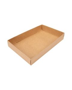 Gift boxes bottom kraft 15,2x3,8x24,1 cm (25 pieces) [KR13]