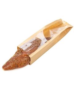 Kraft Bags 7x5.1x25.4cm with side gusset (100 pieces) [KSG1]